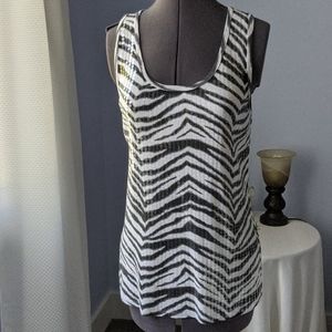 4 for $20🌷Clearance! Absolutely Famous Zebra Print Tank